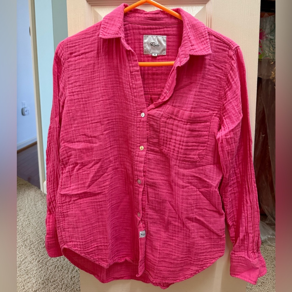 Rails button up shirt
